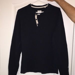 Rag & bone navy blue long sleeve tee.